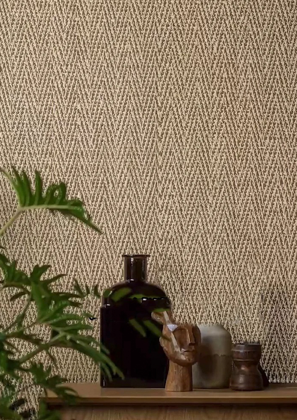 Pannello da parete in pietra morbida flessibile con motivo a tessitura