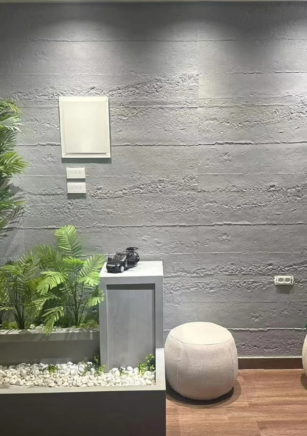 Pannello murale flessibile in pietra morbida per colata di cemento